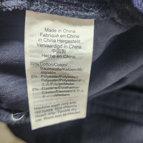 J Crew Navy Wide Wale Corduroy Pants Women 4 Straight Leg Retro Timeless Lined - Picture 4 of 14